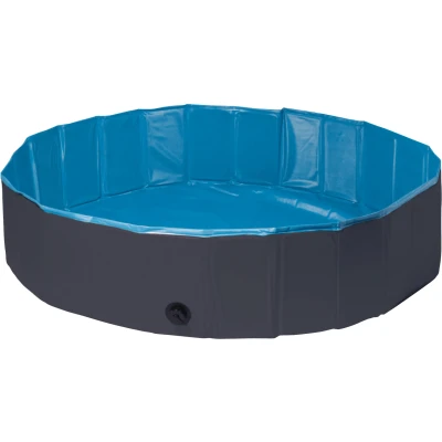 Afbeelding van Hondenzwembad Splash Rond Donkergrijs: Kwaliteit voor Uw Huisdier Grijs / 120,00 cm x 30,00