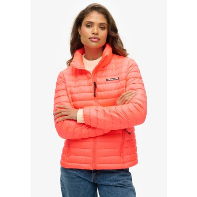 Afbeelding van Superdry TECH CORE Gewatteerde jas, Dames, Maat: 44, Hyper fire coral