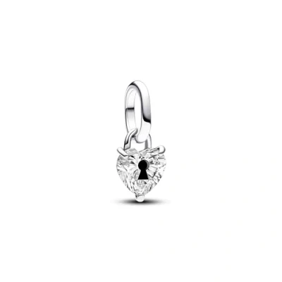 Afbeelding van Pandora ME 793086C01 Mini Keyhole heart dangle Charm Bedel inStock horloge Zilverkleur