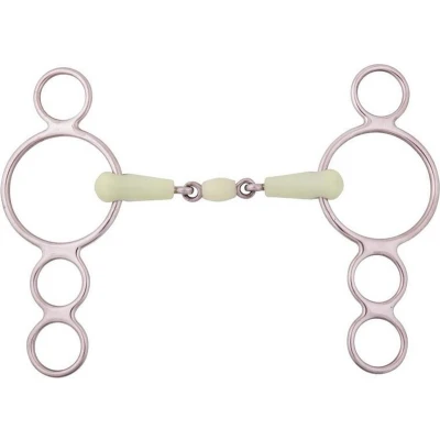 Afbeelding van BR Watertrens Apple Mouth Pessoa 4 rings rvs 18mm. 13,5 1 Kleur Grijs