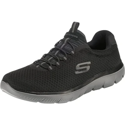 Afbeelding van Skechers SUMMITS Sneaker heren,Zwart Zwart Kolen,38.5 EU