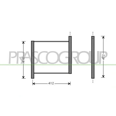 Afbeelding van Radiateur PRASCO ME302R001
