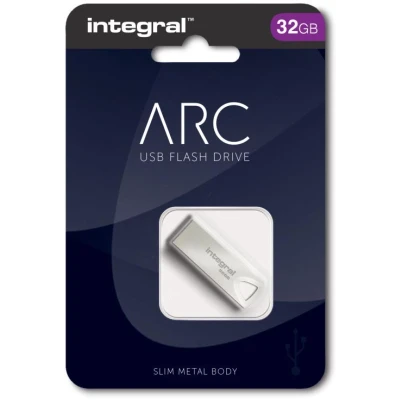 Afbeelding van Integral Arc Usb stick 2.0, 32 Gb, Zilver