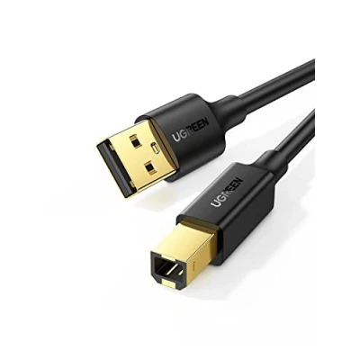 Afbeelding van UGREEN USB 2.0 Kabel A naar B Printer Vergulde Contacten Ondersteunt voor HP, Canon, Epson, Lexmark, Brother, Dell Printer, enz. (1.5 m)