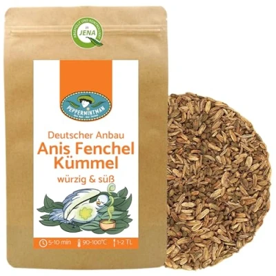 Afbeelding van Anis venkel Kümmel Tee 150g Duitse teelt PEPPERMINTMAN