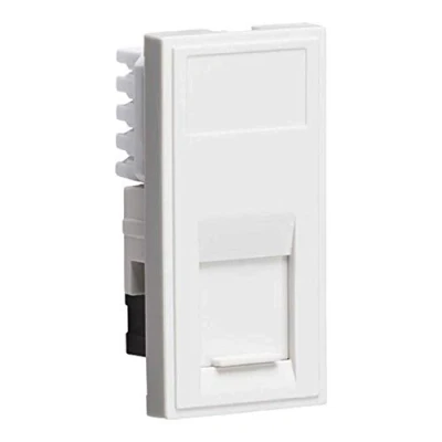 Afbeelding van RJ45 stekkermodule 25 mm x 50 in wit