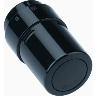 Afbeelding van Danfoss design thermostaatkop rax click 22 verbinding met vloeistof voeler zwart ral 9005 013g6075