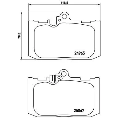 Afbeelding van Brembo Remblokset P 83 131