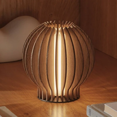 Afbeelding van LED Lamp, Rond, 15 cm, Smoked Oak Eva Solo Radiant