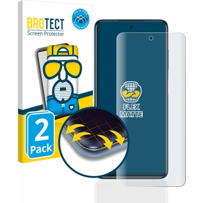 Afbeelding van BROTECT Screenprotector voor Xiaomi Poco X3 Pro Folie Beschermfolie matte volledig dekking (2 Stuks)