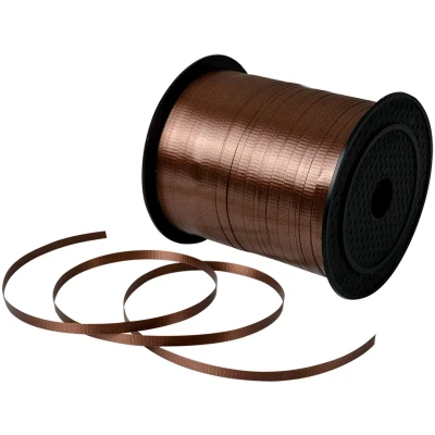 Afbeelding van Clayre &amp; Eef Decoratie Lint 228 m Bruin Kunststof