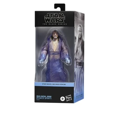 Afbeelding van Hasbro Star Wars Obi Wan Kenobi Black Series Qui Gon Jinn (Force Spirit) 15 cm Actiefiguur Multicolours