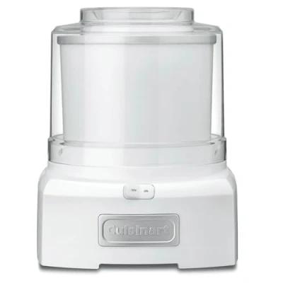 Afbeelding van Cuisinart Cool Scoops Ice Cream maker, zelfgemaakte ijs en ijsmachine in 25 minuten, sorbet yoghurtmaker, familiemaat, kom van 1,4 liter, ICE21