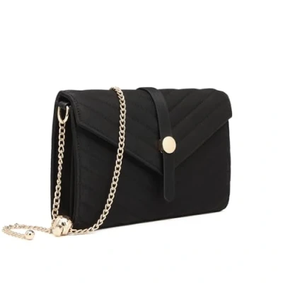 Afbeelding van Miss Lulu Dames Clutches Bruiloft Tas Avond Schoudertassen, 3 1 Zwart