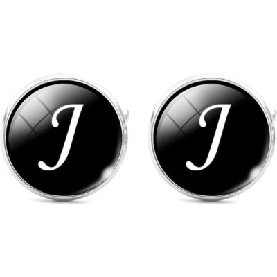 Afbeelding van Montebello Manchetknopen Letter J Messing ∅16mm