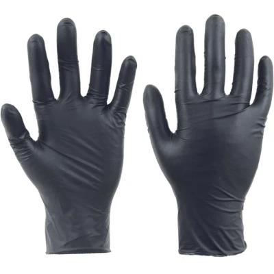 Afbeelding van Cerva SPOONBILL BLACK wwhs.nitril nonpowdr. 01090078 Zwart 9