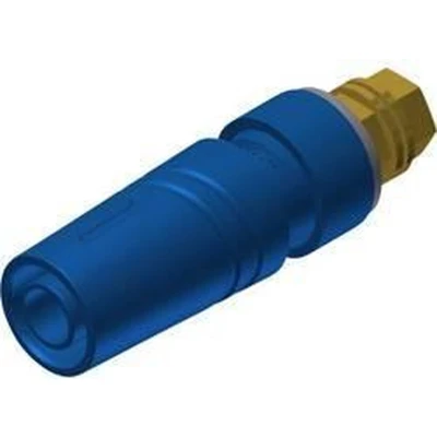 Afbeelding van SKS Hirschmann SAB 2600 G M4 Au Veiligheids labconnector, female Bus, inbouw verticaal Stift Ø: 4 mm Blauw 1 stuk(s)