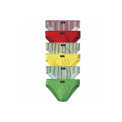 Afbeelding van H.I.S Slip klassiek belijnd (set, 6 stuks)