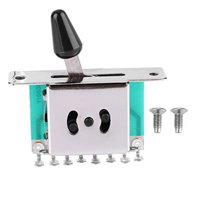 Afbeelding van elektrische Gitaar 5 Way Pickup Selector Tuimelschakelaar, Pot Switch Bedieningsknop Accessoires
