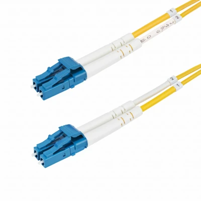 Afbeelding van StarTech.com 3m LC naar (UPC) OS2 Single Mode Duplex Glasvezel Kabel, 9/125µm, Laser Optimized, 1