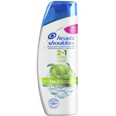 Afbeelding van 6x Head &amp; Shoulders Shampoo Conditioner 2in1 Apple Fresh 270 ml