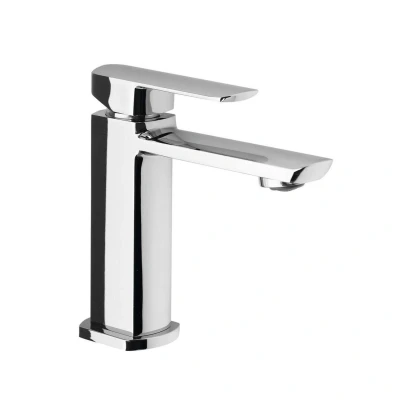 Afbeelding van Wastafelmengkraan Sapho Mixona 1 hendel Recht 14.6 cm Chroom