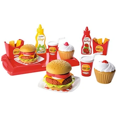 Afbeelding van Ecoiffier 2623 Hamburger Set,36 stuks