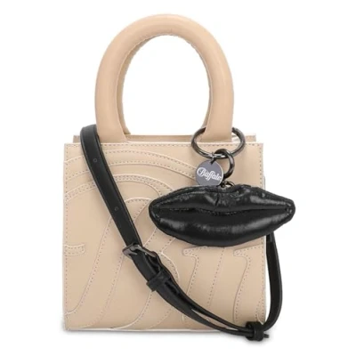 Afbeelding van Buffalo Boxy13 Muse latte handtas voor dames,