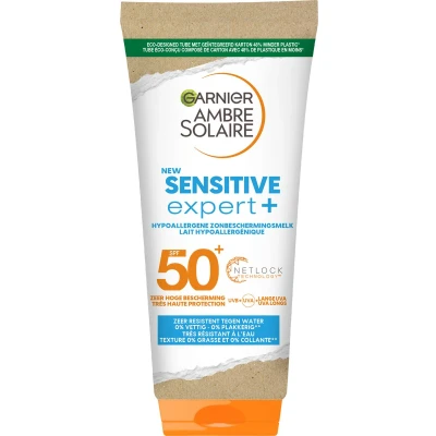 Afbeelding van Garnier Ambre Solaire Sensitive Expert+ Hypoallergene Zonnebrandmelk SPF 50+ 200 ml