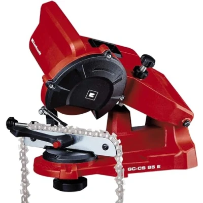 Afbeelding van Einhell Kettingslijper GC CS 85 E (85 W, 5500 min 1, slijphoekverstelling w. schaal, kettingspanner, dieptebegrenzer incl. slijpschijf), Rood