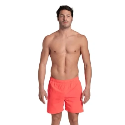 Afbeelding van ARENA Fundamentals Boxer R strandbroek voor heren, Fluo rood water, L