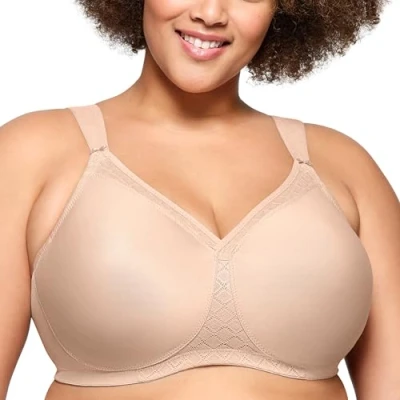 Afbeelding van Glamorise Beha met volledige cups, Beige (huid gemêleerd 211), 100F