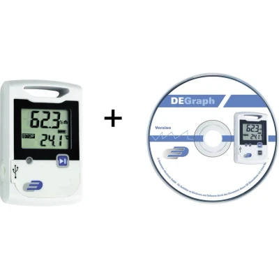 Afbeelding van Dostmann Electronic 5005 1002 LOG20 Set Multidatalogger Te meten grootheid Temperatuur, Vochtigheid 30 tot 60 C 0 99 % Hrel