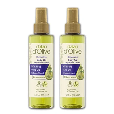 Afbeelding van Dalan d&#039;Olive lichaamsolie in spuitfles, 2 x 200 ml, set van