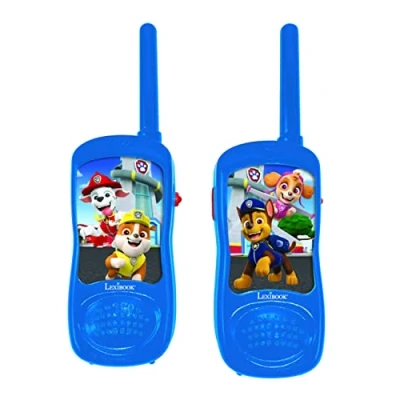 Afbeelding van Lexibook, Paw Patrol, Walkietalkies, communicatiespel voor kinderen, Riemclip transport, Werkt op batterijen, Blauw, TW11PA