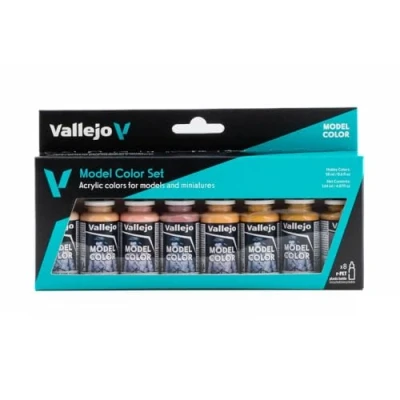 Afbeelding van Vallejo 70124 Modelspoor mengkleur Huidkleuren 8 stuk(s)