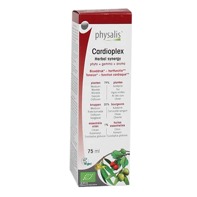 Afbeelding van Physalis Cardioplex Kruiden Synergie Druppels Bio (75ml)