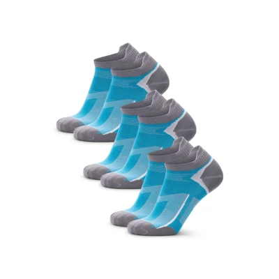 Afbeelding van Danish Endurance Lowcut Running PACK 3 Sokken, Maat: 39 42, Caribbean blue