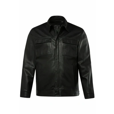 Afbeelding van JP1880 Leren jas, Heren, Maat: 4XL, Black