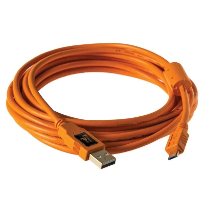 Afbeelding van Tether Tools TetherPro USB 2.0 Micro B 5 Pin (4,6m Oranje)