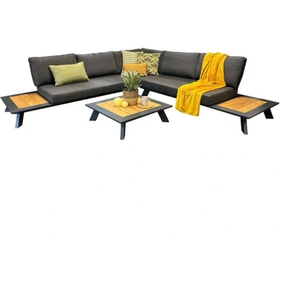 Afbeelding van Trestino Parga Loungeset Antraciet