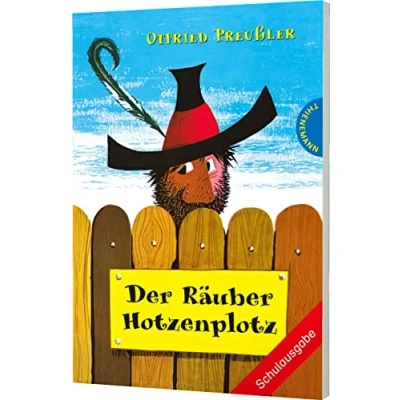 Afbeelding van Der Räuber Hotzenplotz: Schulausgabe mit großer Schrift und schwarz weiß illustriert, als Lektüre für die Grundschule (Klasse 34) geeignet: 1