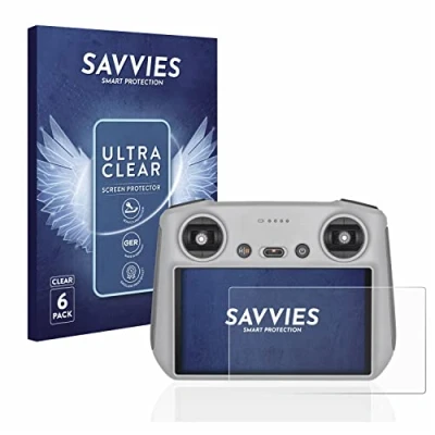 Afbeelding van Savvies Screenprotector voor DJI RC Controller Folie Beschermfolie transparant (6 Stuks)