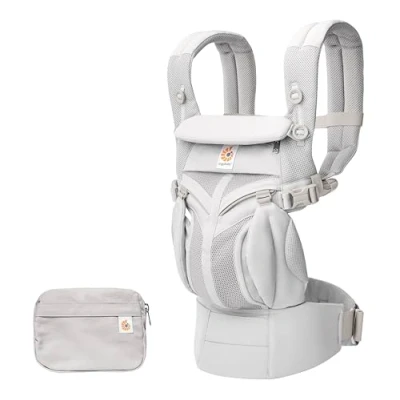 Afbeelding van Ergobaby Omni 360 Cool Air Mesh Draagzak Baby Pearl Grey