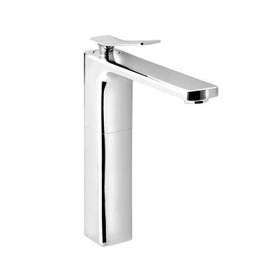 Afbeelding van Wastafelmengkraan Sapho Jumper 1 hendel Recht Hoog 29 cm Chroom