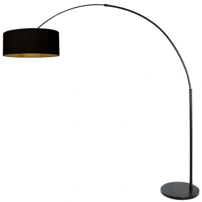 Afbeelding van Steinhauer Booglamp Sparkled Light zwart 3965ZW