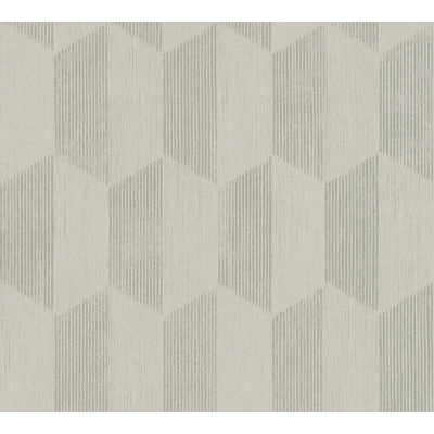 Afbeelding van AS Creation Geo Effect 38592 2 385922 Beige / Zilver
