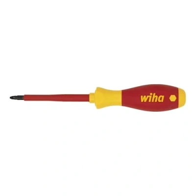 Afbeelding van WIHA SB3242100 schroevendraaier SoftFinish electric Pozidriv PZ2 x 100 mm in blister 38018