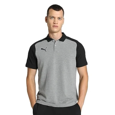 Afbeelding van Puma Team Cup Casuals Polo Heren Grijs Maat: 3XL