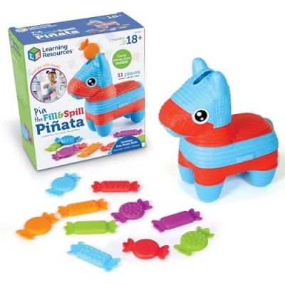Afbeelding van LEARNING RESOURCES LER9135 Pia de Vullen &amp; Morsen Pinata Educatief Speelgoed 11 Stuk Speelset,Nee